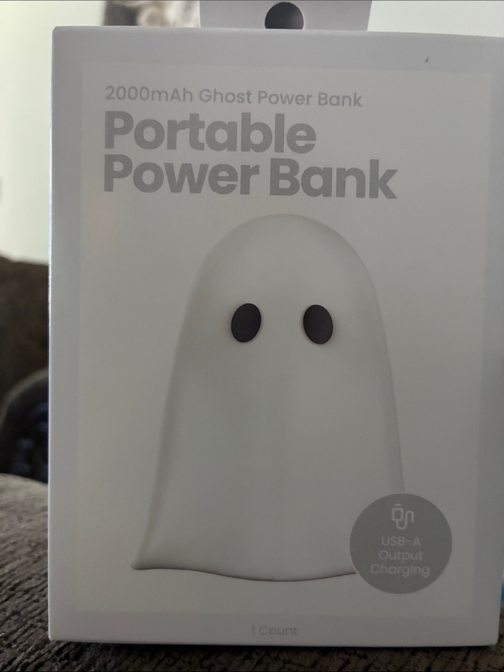 Ghost Portable Power Bank 2000mAh - White